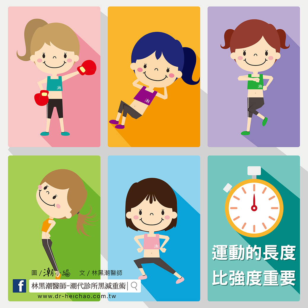 運動的長度比強度重要/文:林黑潮醫師