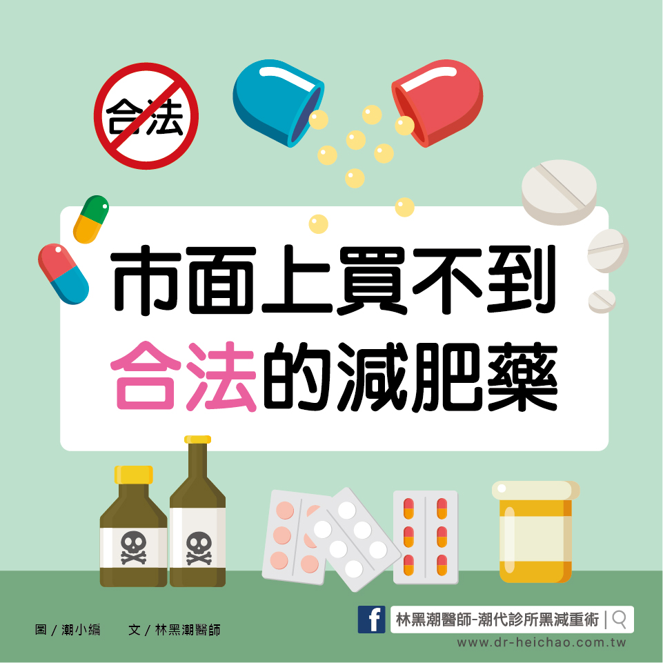 減肥藥物的迷思／文：林黑潮醫師