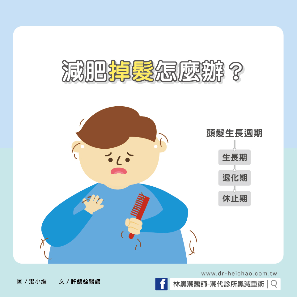 減肥掉髮怎麼辦？／文：許錦銓醫師