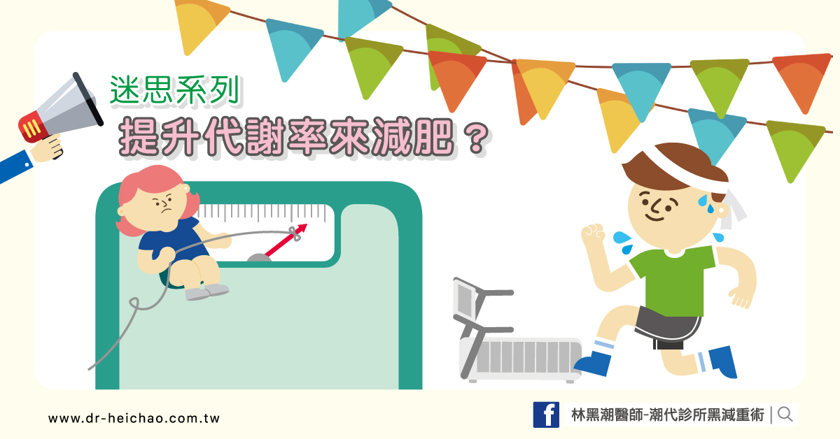 迷思系列：提升代謝率來減肥 / 文:林黑潮醫師