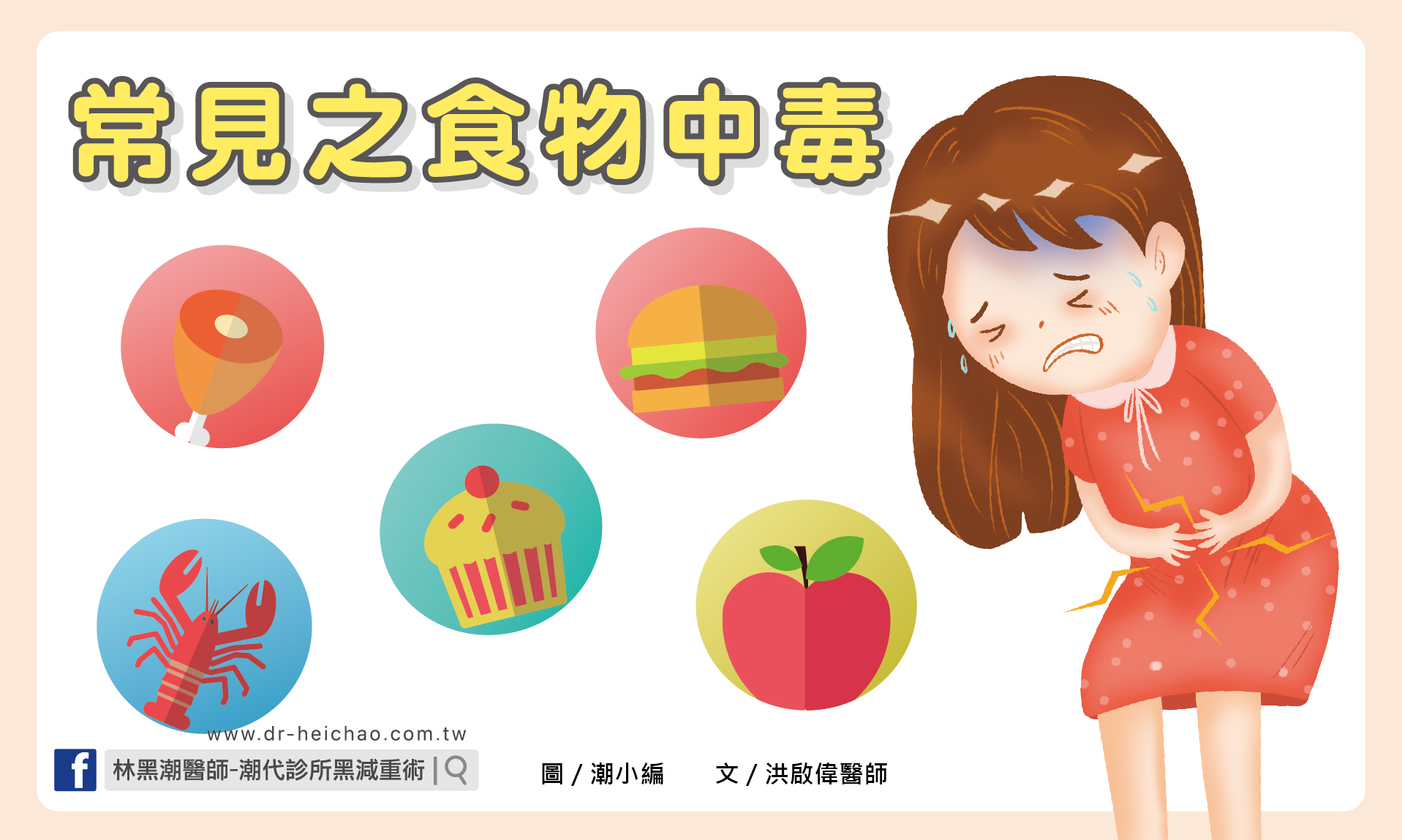 常見之食物中毒／文：洪啟偉醫師