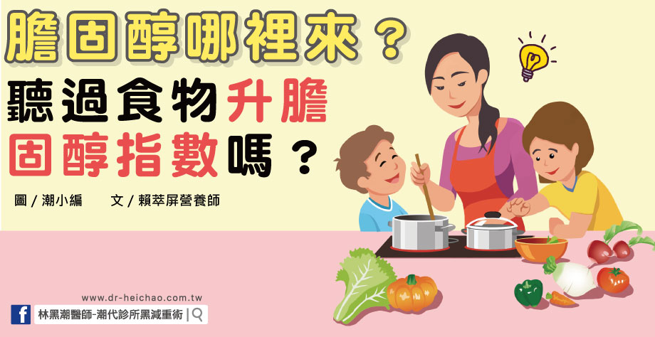 膽固醇哪裡來？聽過食物升膽固醇指數嗎？／文：賴萃屏營養師