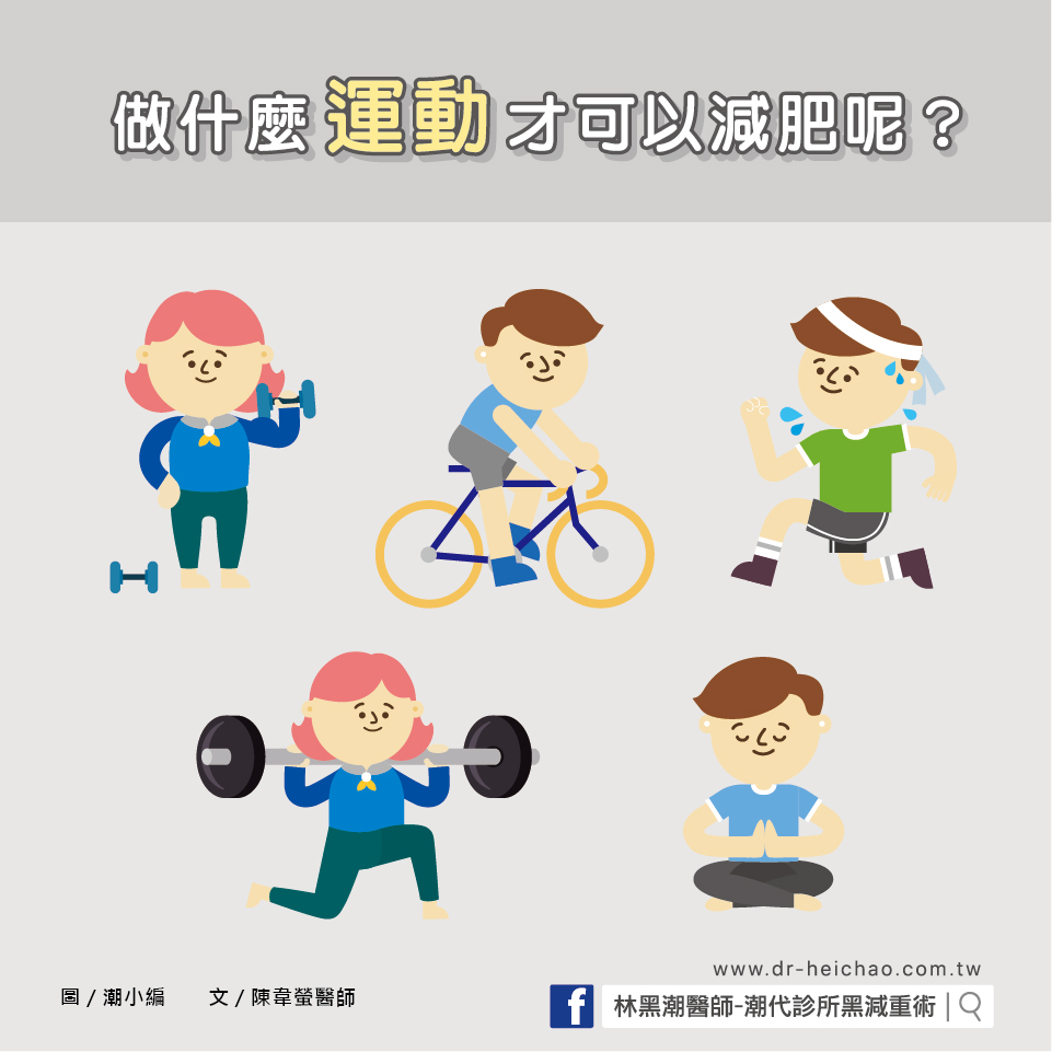 想減肥瘦身，做什麼運動才有效？／文：陳韋螢醫師